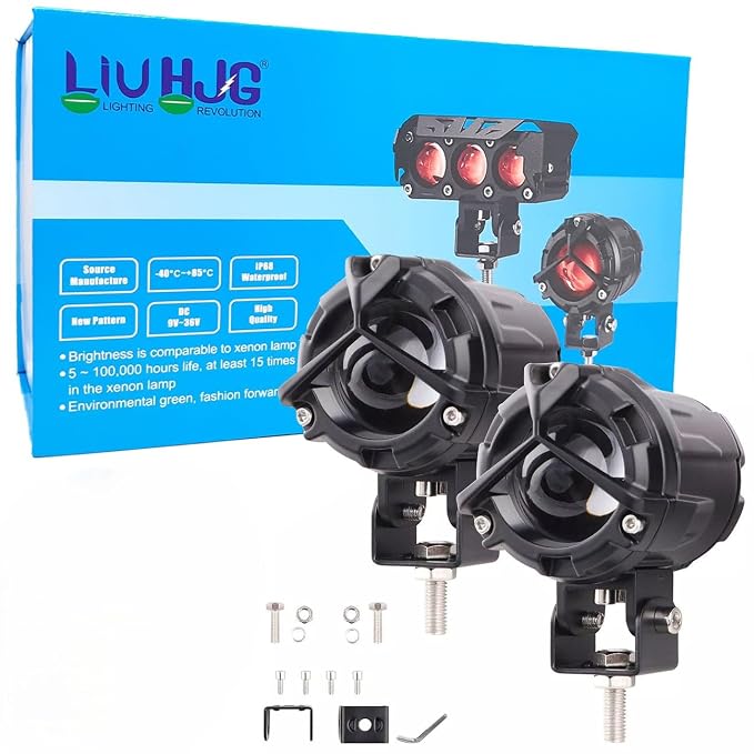 LIU HJG Ultra-Wide  LED  Y Fog Lights (White/Yellow)