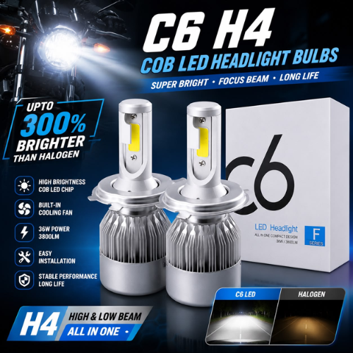 c6 h4 led headlight bulb