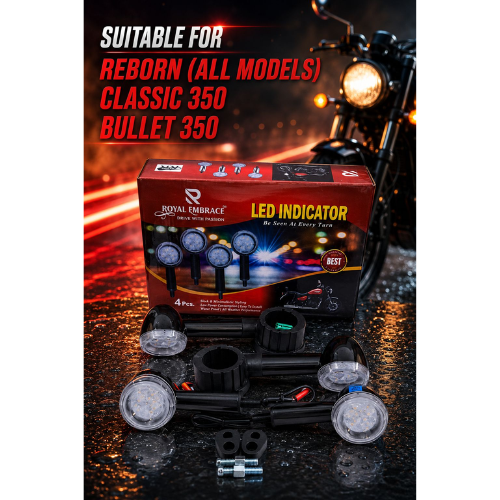 led indicator set for classic 350 bullet reborn waterproof