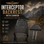 Royal Enfield Interceptor 650 heavy-duty backrest with integrated luggage carrier