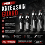 motorcycle knee and shin guard protective riding gear