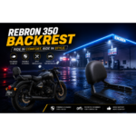 Royal Enfield Reborn 350 Backrest | Premium Pillion Back Support for Classic Reborn 350