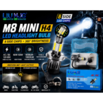 m8 mini h4 led bulb 8 side