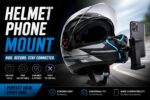 360 degree adjustable helmet phone mount mobile holder for motorcycle riders