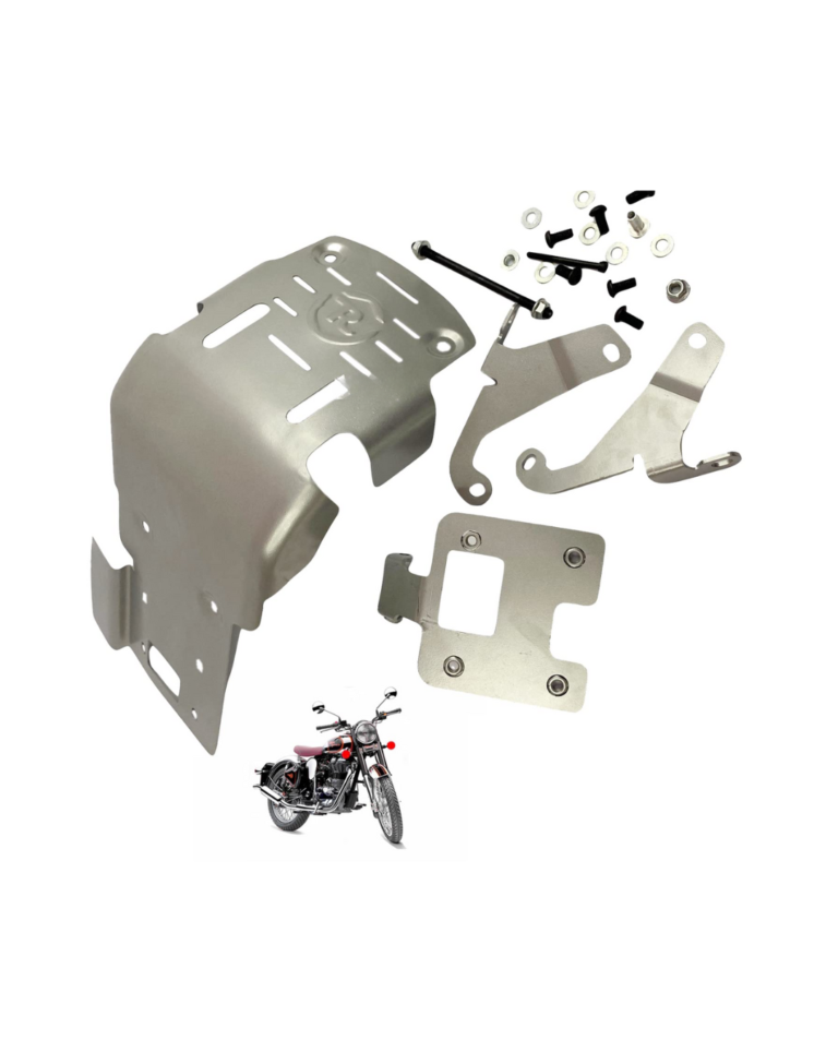 BS 6 Engine Plate Sump Guard for (Classic/Bullet) Bullet Studio