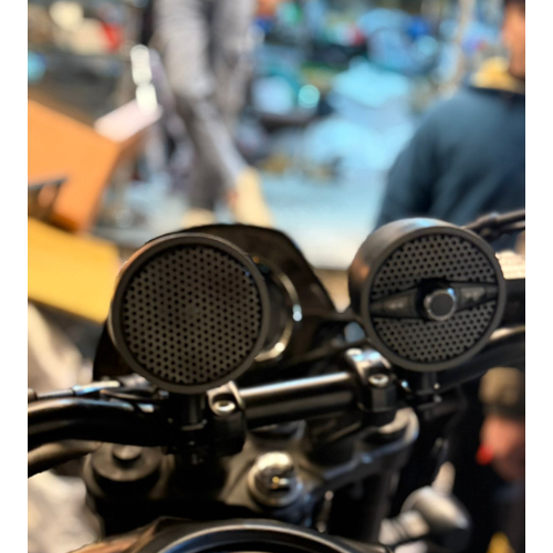 CHOKKAS Motorcycle Handlebar Speaker – High Power Waterproof Music System for Bikes