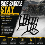 Royal Enfield Classic Reborn Saddle Stay | Saddle Bag Support for Reborn 350 | Heavy Duty Luggage Carrier Frame