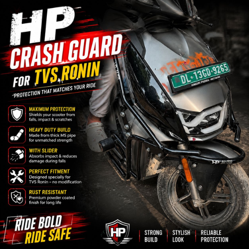 tvs ronin crash guard hp