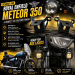 meteor 350 fog light mount bracket