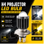 h4 projector led bulb dual color
