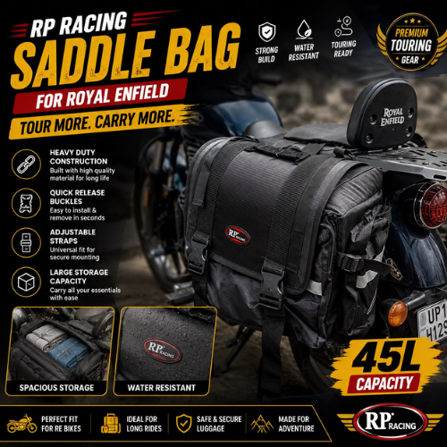 royal enfield saddle bag 45 litre