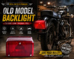 Royal Enfield Standard Old Model Backlight | Classic Vintage Tail Light for Bullet Standard