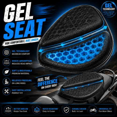21 gel seat cushion motorcycle