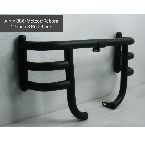 Royal Enfield Airfly Leg Guard – Heavy Duty 1.5 Inch 3 Rod Crash Bar (BS6 / Meteor / Reborn)