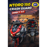 TVS NTORQ 150 Crash Guard Heavy Duty Direct Fit | Best Scooter Protection