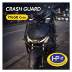 HP Crash Guard for Hero Xoom 125 | Heavy Duty Leg Guard | Black Powder Coated | ₹1650