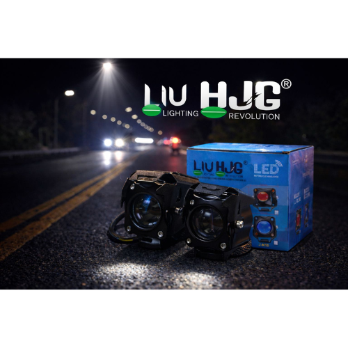 LIU HJG LED Motorcycle Fog Light – High Power Waterproof Auxiliary Light for Bikes