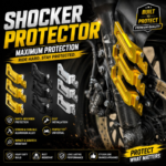 Premium CNC Aluminum Shocker Protector for Motorcycles – Stylish & Durable Fork Guard