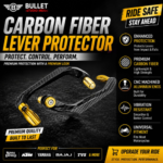 premium gold carbon fiber lever protector motorcycle universal