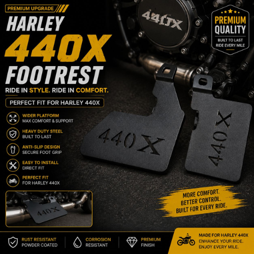 /harley-x440-footrest-heavy-duty-wide