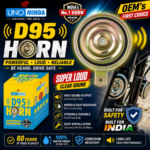uno minda d95 horn super loud motorcycle 12v