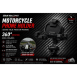 Simi Racing Motorcycle Phone Holder | 360° Anti-Vibration Mobile Holder for Bike