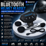 Bluetooth helmet headset for bike with mic and speakers