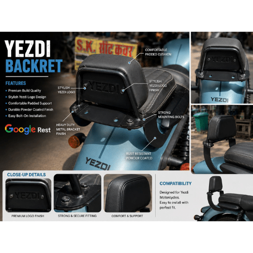 yezdi backrest cushion