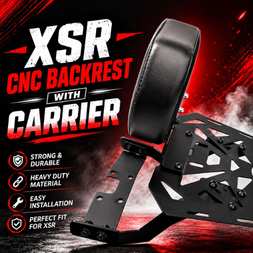 xsr backrest with carrier