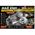 chrome bar end mirror royal enfield