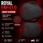 royal enfield seat cover thread work