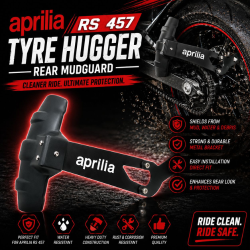 aprilia rs 457 tyre hugger