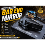 Premium Bar End Mirror Limited Edition | CNC Aluminium Universal Rear View Mirror (Anti-Glare, 360° Adjustable)