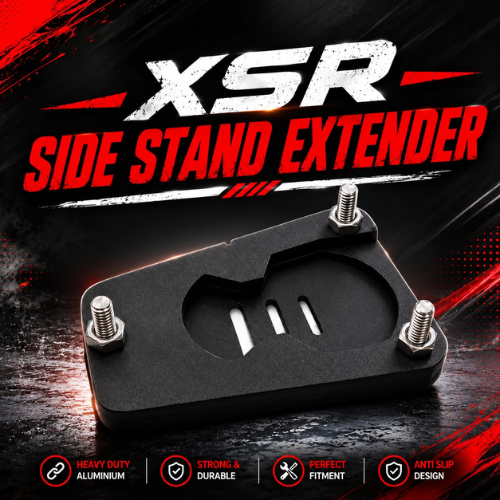 xsr side stand extender plate