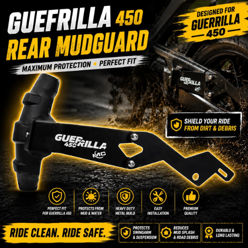 guerrilla 450 rear mudguard
