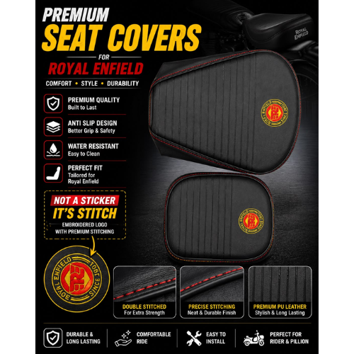 classic 350 reborn seat cover stitched