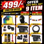 bike accessories combo 499